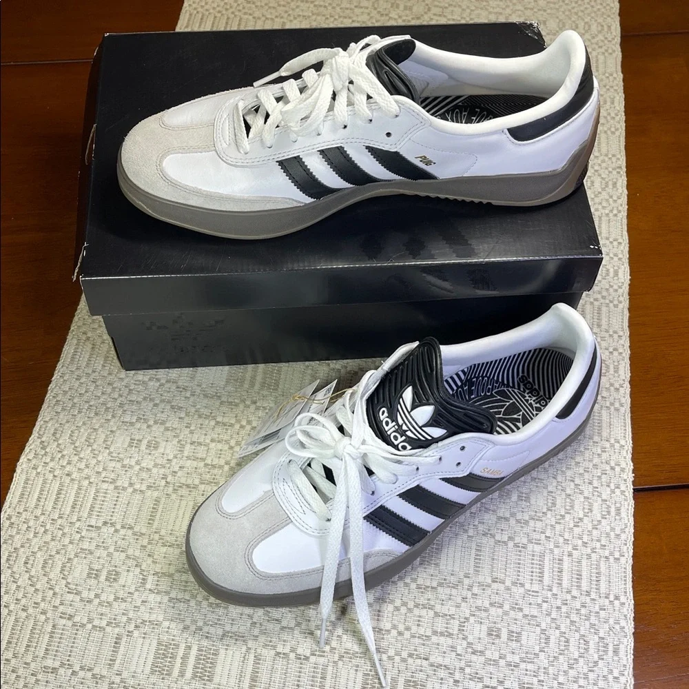 Adidas Puig Samba Skateboard Shoes with Gum Sole Size 10.5